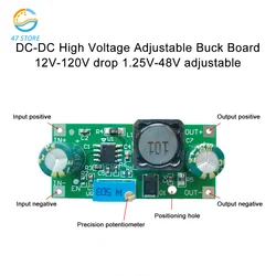 DC-DC 48V 60V 100V to 1.25V-48V Step Down Module Board Voltage Buck Adjustable Power Supply Converter 1.8V 2.5V 3.3V 5V 9V 12V