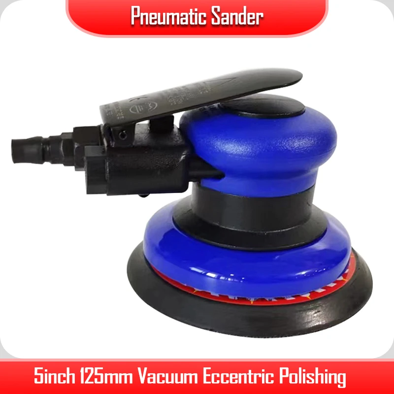 Sandpaper Machine Pneumatic Sander Air Grinder 5inch 125mm Vacuum Eccentric Polishing/Grinding Machine new arrival grinding small machine stainless steel electric automatic coffee grinder for sale