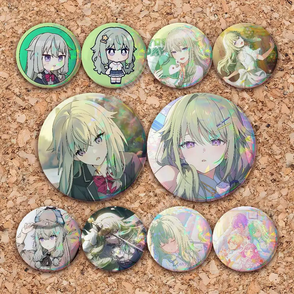 Nene Kusanagi Wonderlands Showtime Button Badge 2PC Sets for Bags & Clothes & Accessories Metal Pin Stylish Decoration