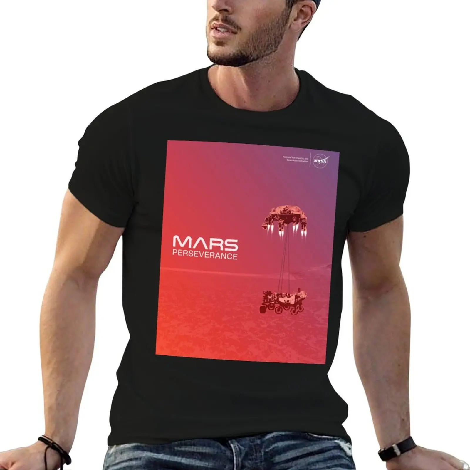 Camiseta Mars Perseverance Rover, camiseta para hombre, Camiseta de algodón 100%