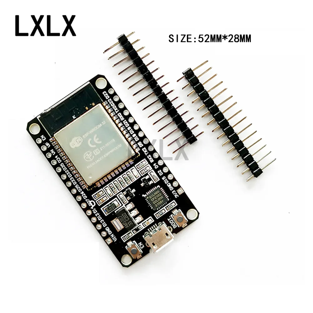 1PCS ESP-32 Development Board WIFI + Bluetooth 2-in-1 Dual-core CPU Low-power ESP32 ESP-32S Modules 30PINS