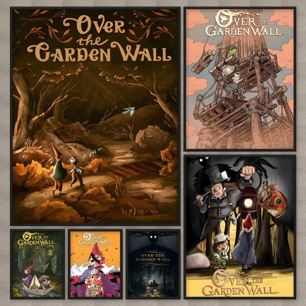 TV Over the Garden Wall Poster HD Room Decor Home Decoration Interior Wall Art Printing Waterproof Garage Party BedRoom Gift