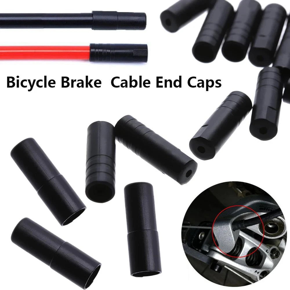 Plastic 4mm 5mm Bicycle Brake & Shift Cable End Caps MTB Road Bike Derailleur Cable Housing Cover Shift Brake Wire Tip Cap