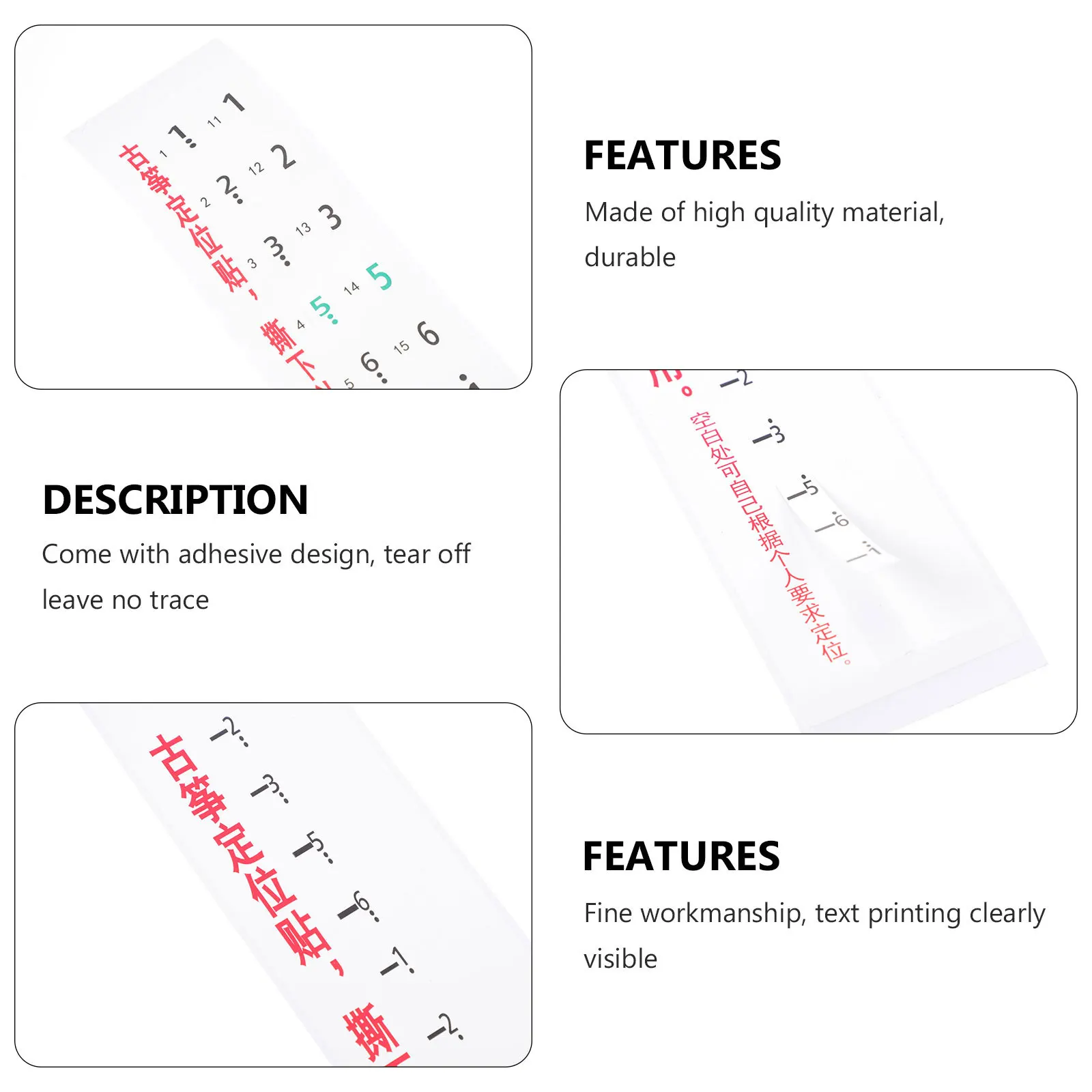 

2pcs Guzheng Scale Sticker Reusable Learning Aid For Beginners Portable Adhesive Chart Guzheng Accessory Instrument Tool