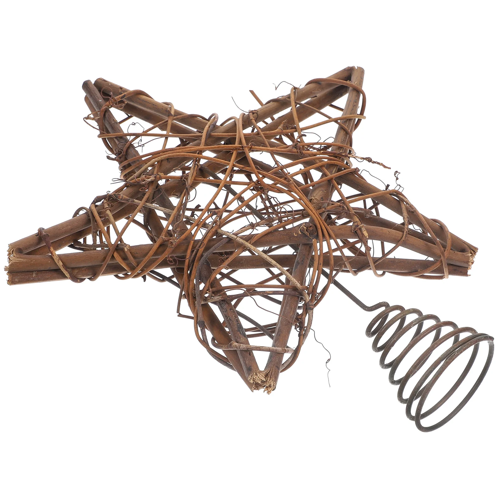 

Christmas Tree Topper Star Hollow Decor Rustic Treetop Ornament For Xmas Tree Diy Five-Pointed Party Supply Decoration