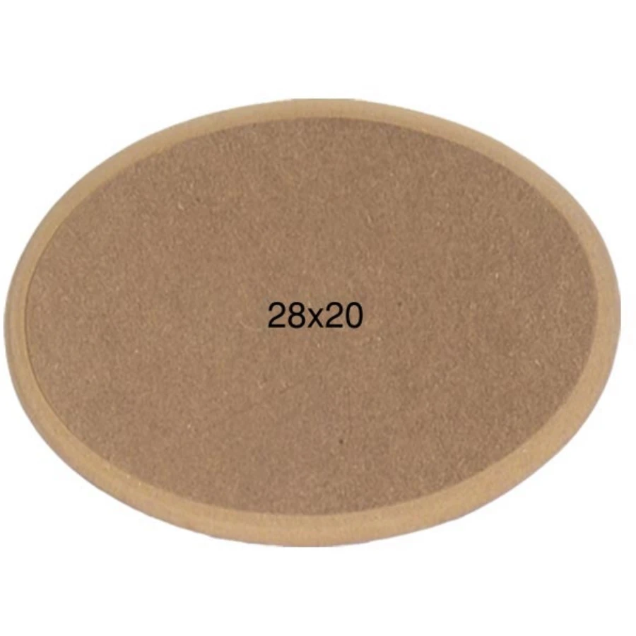 PA238 Small Oval Board, Hobby Wood Painting Mdf Board