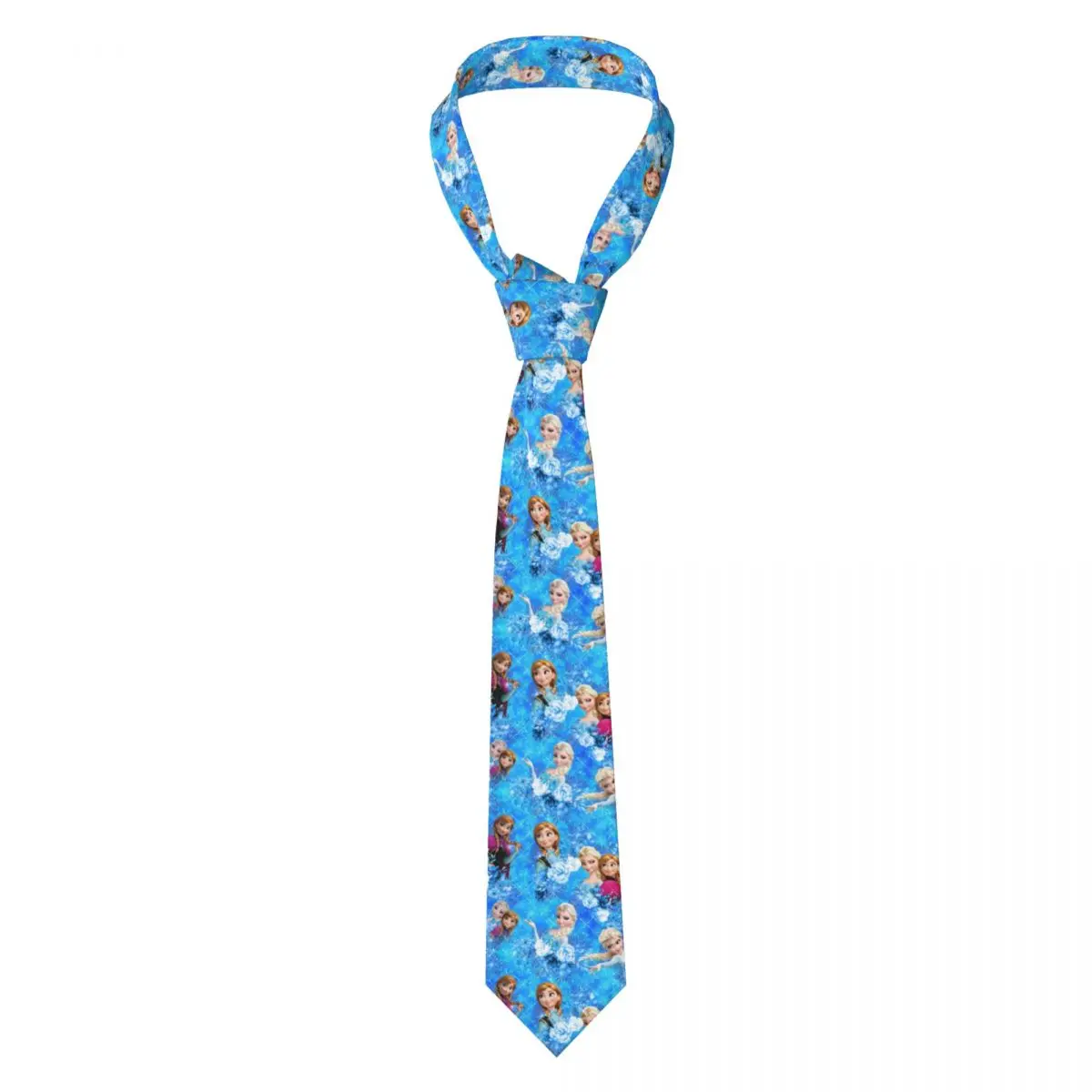 

Custom Frozen Tie Men Elsa Anna Cravat For Father's Day