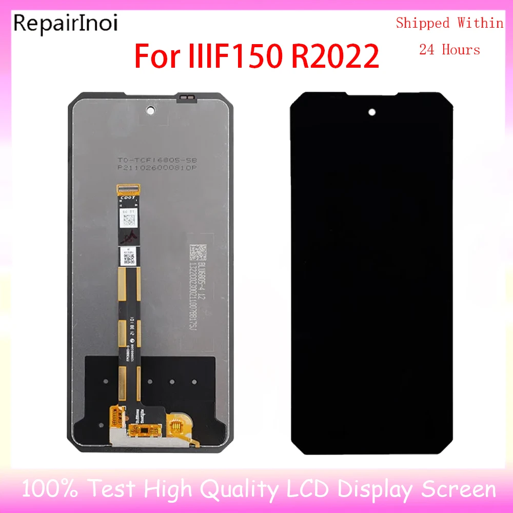 100% Tested LCD Display For IIIF150 Raptor R2022 H2022 B2021 LCD Display Touch Screen Sensor Panel Assembly Replacement Part