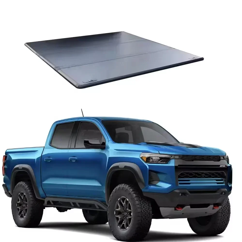 Soft Roll Up Truck Bed Cover Folding Tonneau Cover For colorado