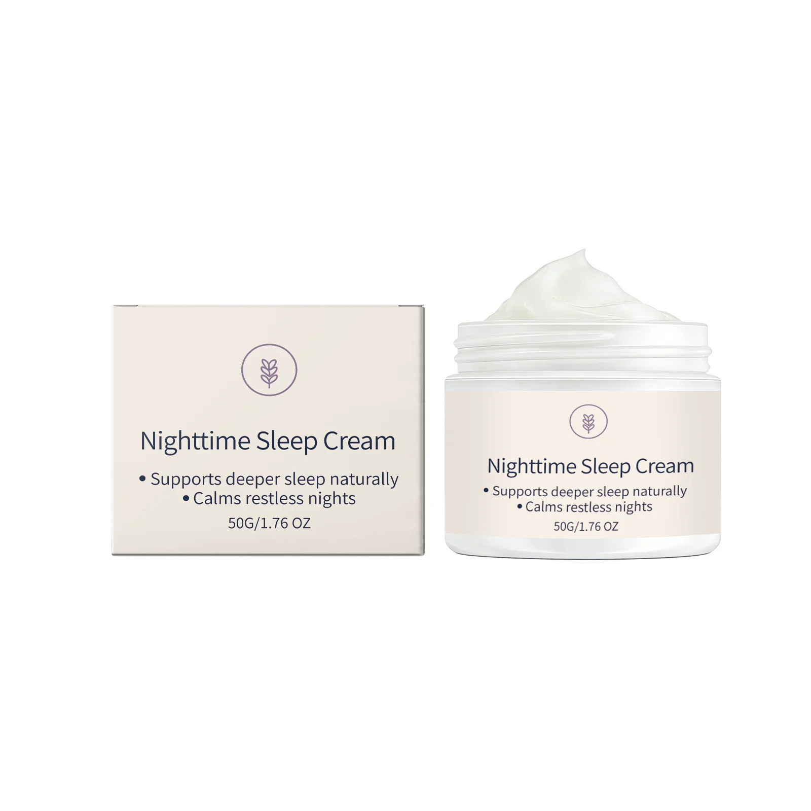 Better Sleeping Cream Improve Sleep Quality Deep Sleep Night Cream Sleep Aid Restless Night Relief Anxiety Relief Sleep Cream