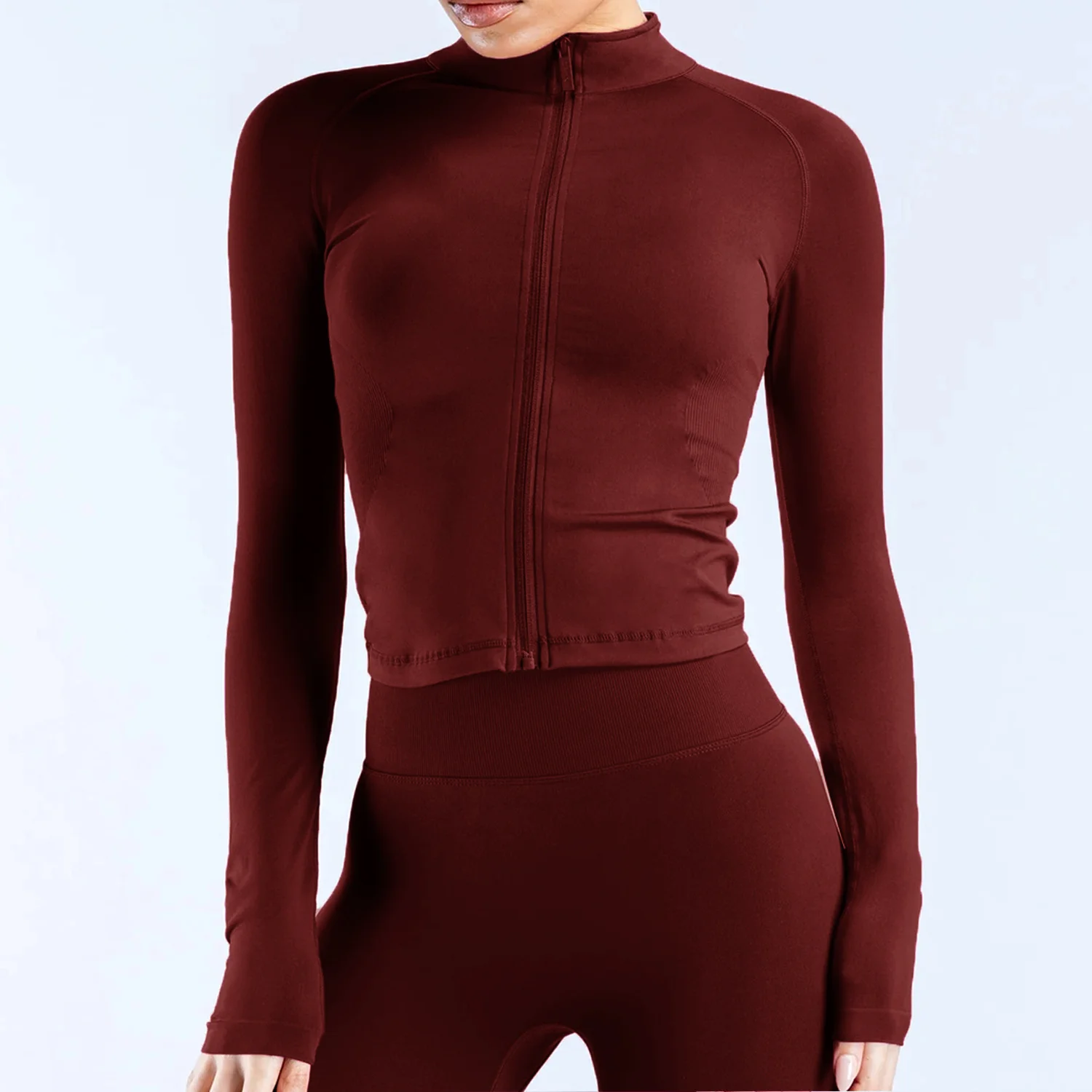DF Dynamische Zippy Sportjas Jas Dames Yoga Gym Workout Training Activewear Sweatshirt Tops Joggen Hardlopen Sportkleding Kleding