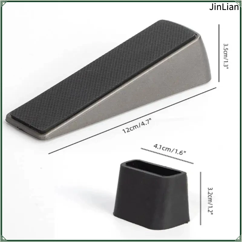 Adjustable Dodgers Door Stopper, Spring-Loaded Tall Non-slip Wedge for Bottom of Door, Perfect for Home Office Use