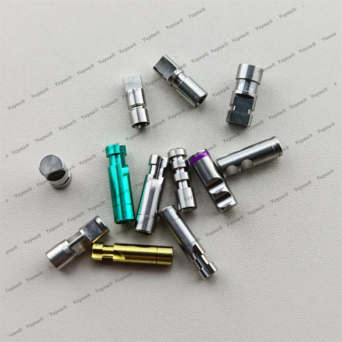 30Pcs Dental Lab Analog Plaster Implant Replica Compatible for Osstem Dentium ITI MIS Megagen DIO BB MIS Bego NEO SIC Adin
