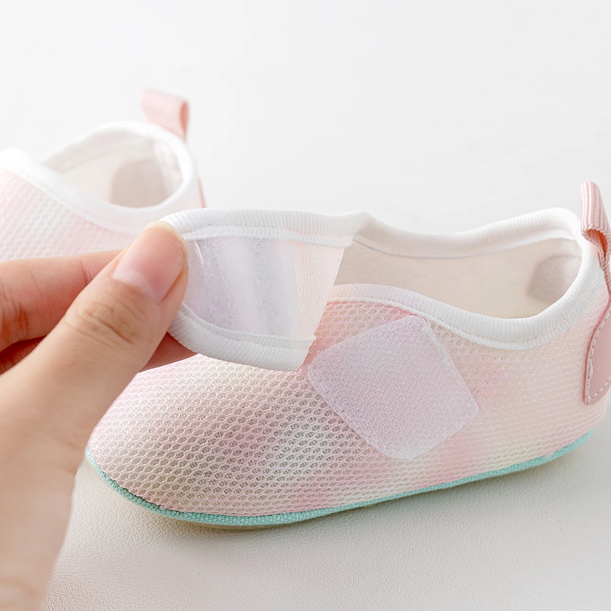 Newborn Spring Autumn Lightweight Mesh breathable Shoes Soft Rubber Sole Baby Casual Shoes Non-Slip Walking Shoes Floor Shoes
