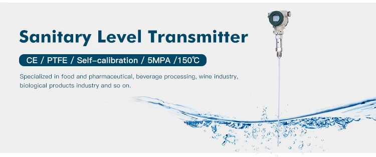 

GLTV9 4~20 MA Level Measuring Instruments Sanitary Water Level Transmitter Coaxial Capacitance Level Gauge