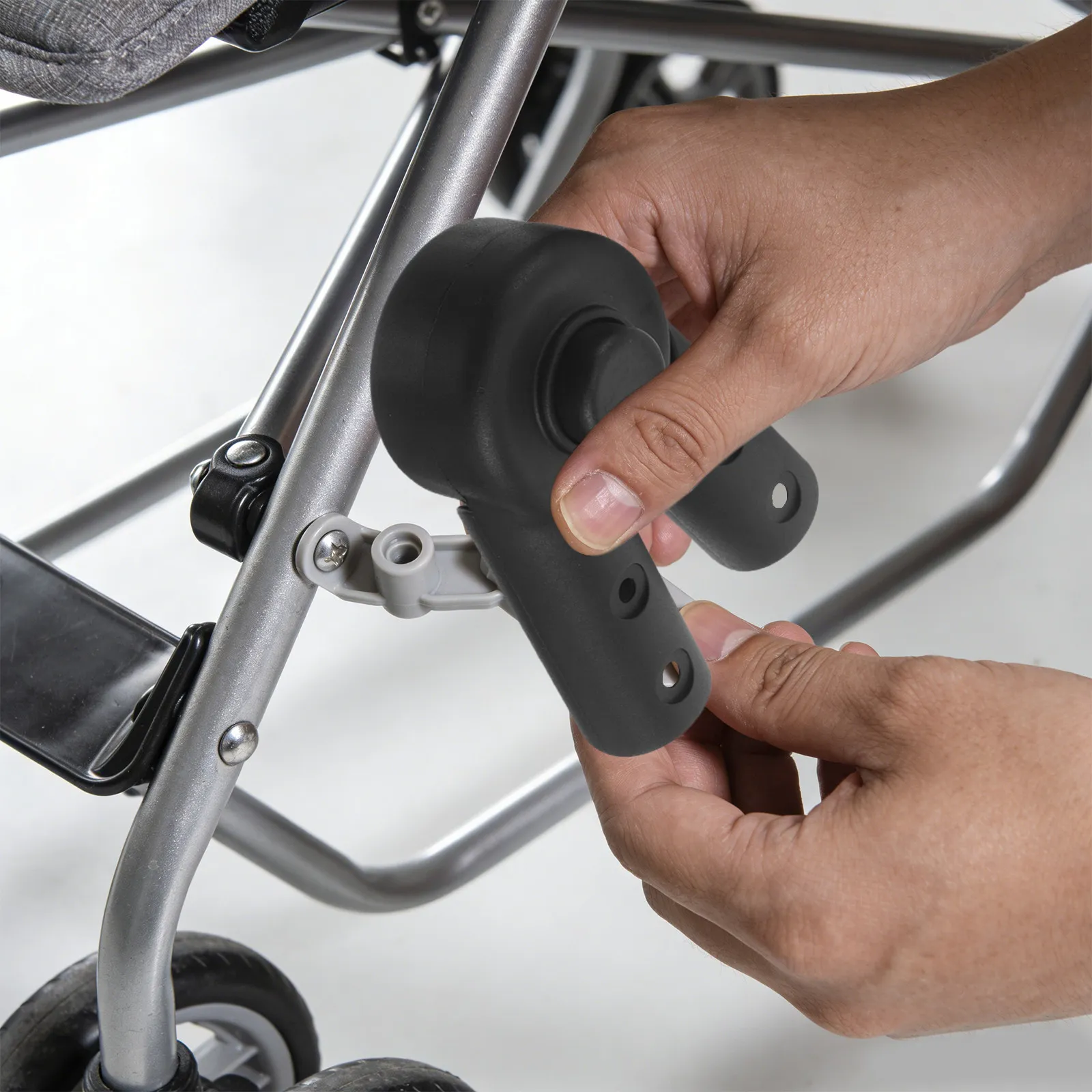 2Pcs Stroller Connector Joint Adapter Baby Stroller Connection Accessories Easy Install Black Compatible Pram Seats Toddler view 6