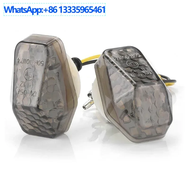 

20PCS motorcycle accessories smoked LED signal light motorcycle modified LED highlight turning light