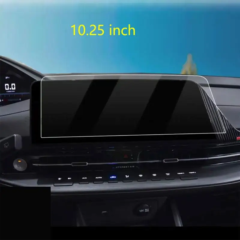 Tempered glass screen protector film For Changan CS55 PLUS 2022-2023 10.25inch or 12.3 inch Car GPS navigation Anti-scratch