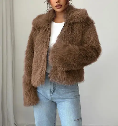 2025 الخريف والشتاء موضة جديدة عادية أنيقة مزاجه الراقية سترة معطف الملابس النسائية #4