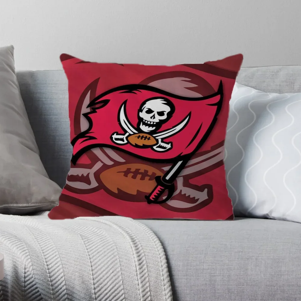 Decorative Pillows for Sofa Cushions Cover Tampa Bay Buccaneers Pilow Covers Personalized Gift Home and Decoration Cushion 45x45