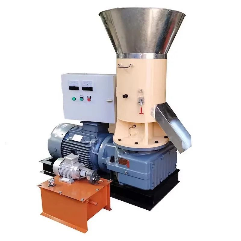 customized Agricultural Wastes Pelletizer Biomass Wood Pellet Making Machine Engine Sawdust Granulator Pump Motor Gear