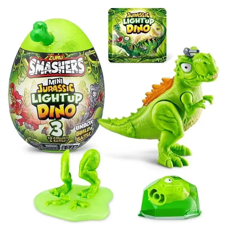 5rh Burst Boy Jurassic Archaeological Luminous Dinosaur Blind Box Egg Tide Play Decoration Boy Voice Glowing Toy Gifts