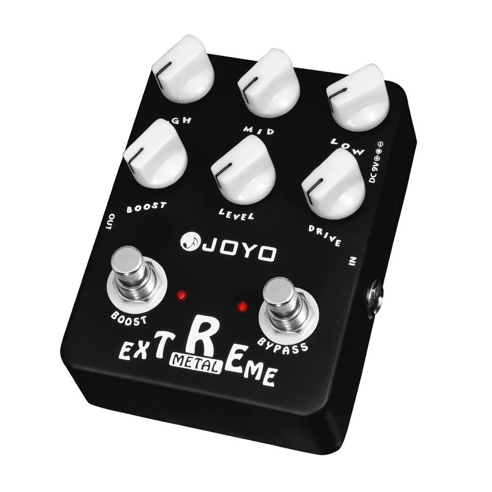 JOYO JF-17 EXTREME METAL Distortion Guitar Pedal with Mid-Freq & Boost Control Metal Distortion Effects for Electric Guitar
