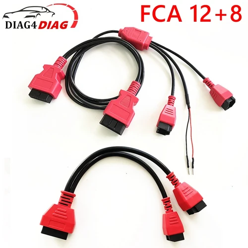 Adaptador Universal para Chrysler 12 + 8, Cable conector para Cable de programación Autel MaxiSys después de 2018 años