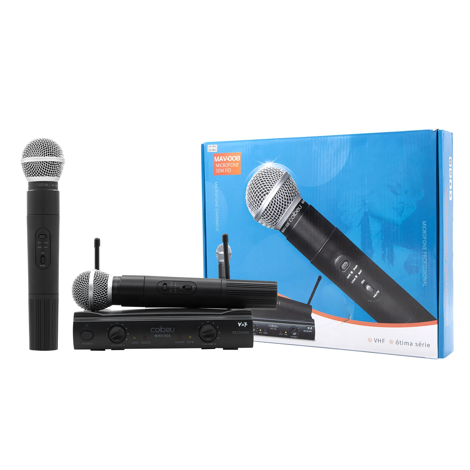 Professional Wireless Microphone Bluetooth Wireless Microphone karaoke DJ Microphone for PC Podcast Microphone Brazil