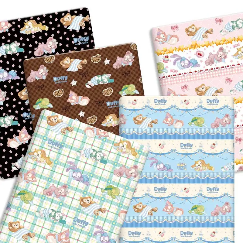 Tela infantil de Disney con diseño de dibujos animados, para manualidades, costura, patchwork, vestidos de bebé, ropa de hogar, 140x50cm