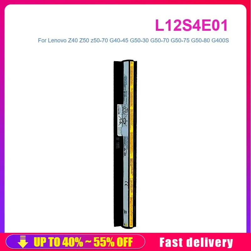 

Laptop Battery For Lenovo Z40 Z50 z50-70 G40-45 G50-30 G50-70 G50-75 G50-80 G400S G500S L12M4E01 L12S4A02 Laptop L12S4E01