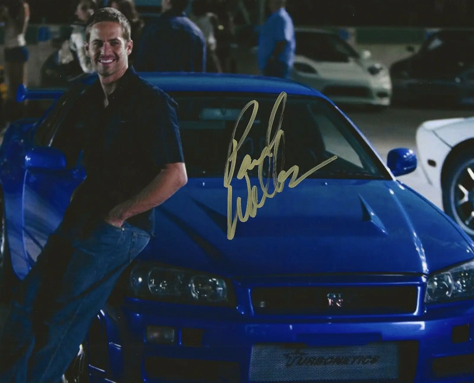 Paul Walker MOVIE Signed Photo, Art Film Print Canvas Poster, for Your Home Wall Decor