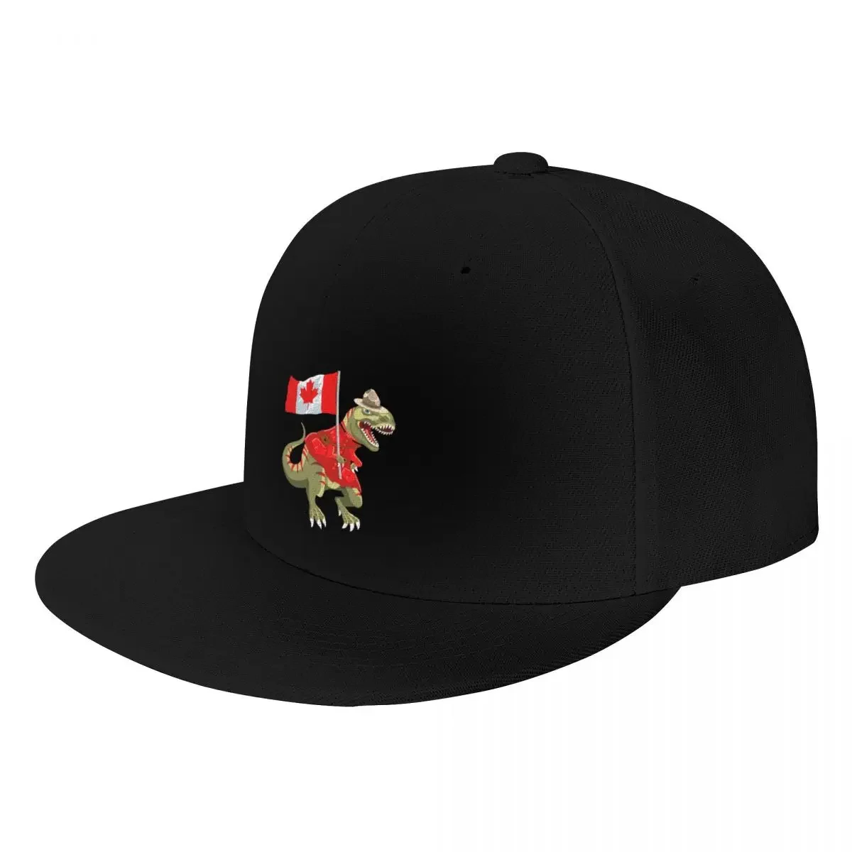 Clanosaurus Rex CANADAsaurus rex Canadian Canada RCMP Flag Tyrannosaurus  Baseball Cap New Hat  Men's Hats Women's