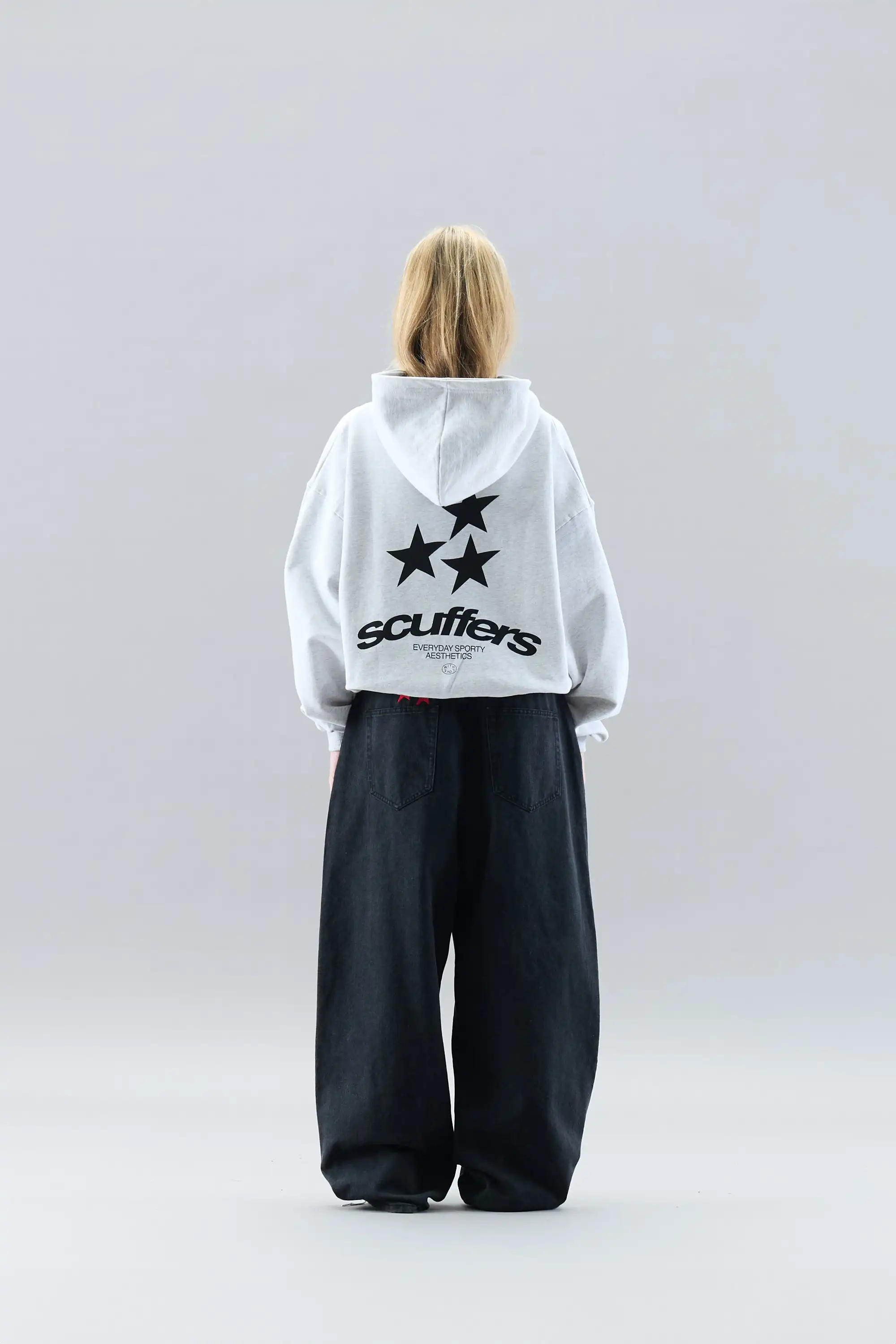 Harajuku oversize hoodie grunge star stuffer letter print hoodies women goth y2k tops goth streetwear gothic clothes sweatshirts