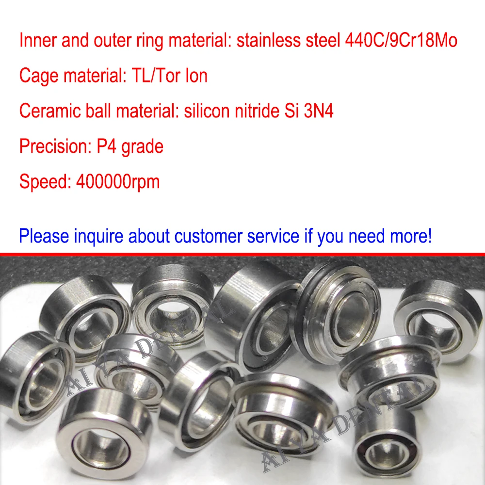 5pcs Dental Bearings Dental Handpiece Ball Bearings Fit KAVO NSK W&H High Speed Handpiece Dental Instruments