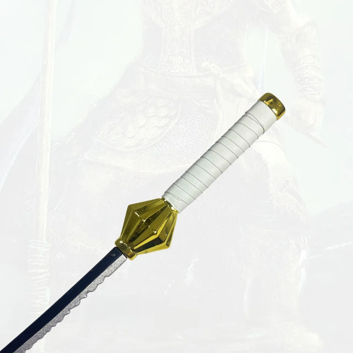 9.8inch Bleach Kenpachi Zaraki Metal Katana Sword Original Samurai Sabre Katana Sabre Ninja Knife Cosplay Accessories Prop Toy