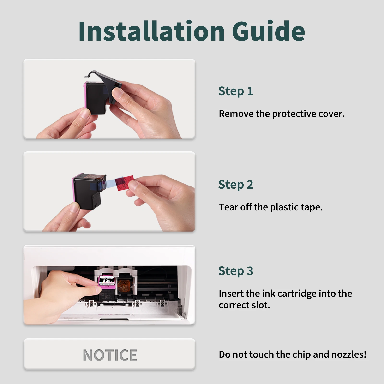 خرطوشة حبر INKCLOUD PG-512XL CL-513XL متوافقة مع CANON 512 513 Pixma MP495 MP230 MP270 MX420 IP2700 MP230 MP240 MP250 260