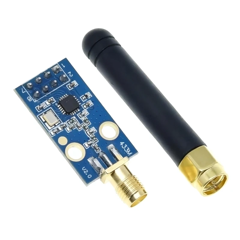 1 Set CC1101 Wireless Communication Module 4433M Data Transmission Transceiver Module with Antenna for Experiment Field