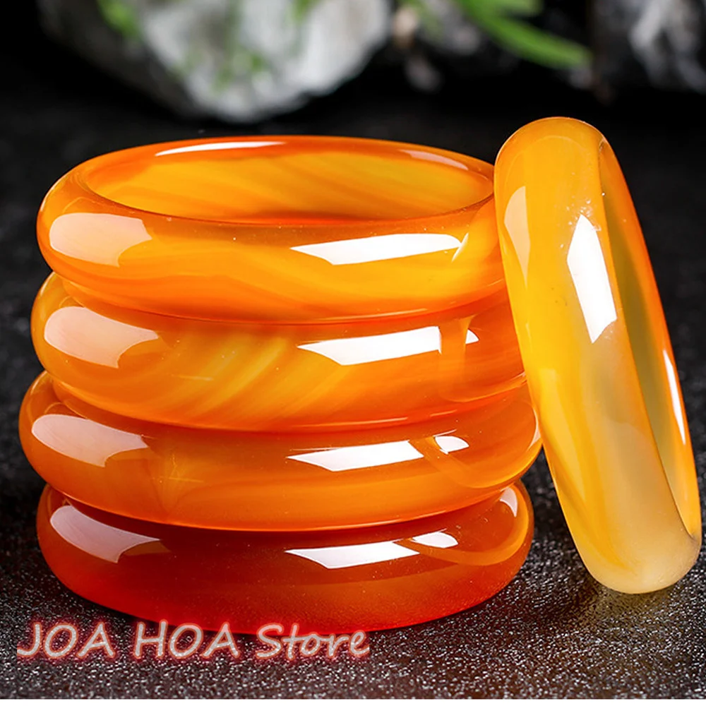 

Original Ecological Pattern Natural Agate Bracelet Chalcedony Bangle Jade Quality Handring Exquisite Hand Hewelry Fine Jewelry