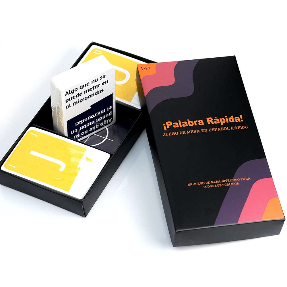 

¡Palabra Rápida! JUEGO DE MESA EN ESPAÑOL RÁPIDO UN JUEGO DE MESA DIVERTIDO PARA TODOS LOS PoupBLICOS