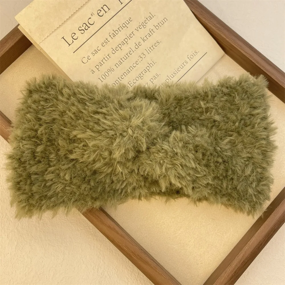 

Creative Gift Turban Headwrap Headband Solid Color Ear Warmer Earwarmer Hairband Cold-Proof Hair Accessories Hair Hoop