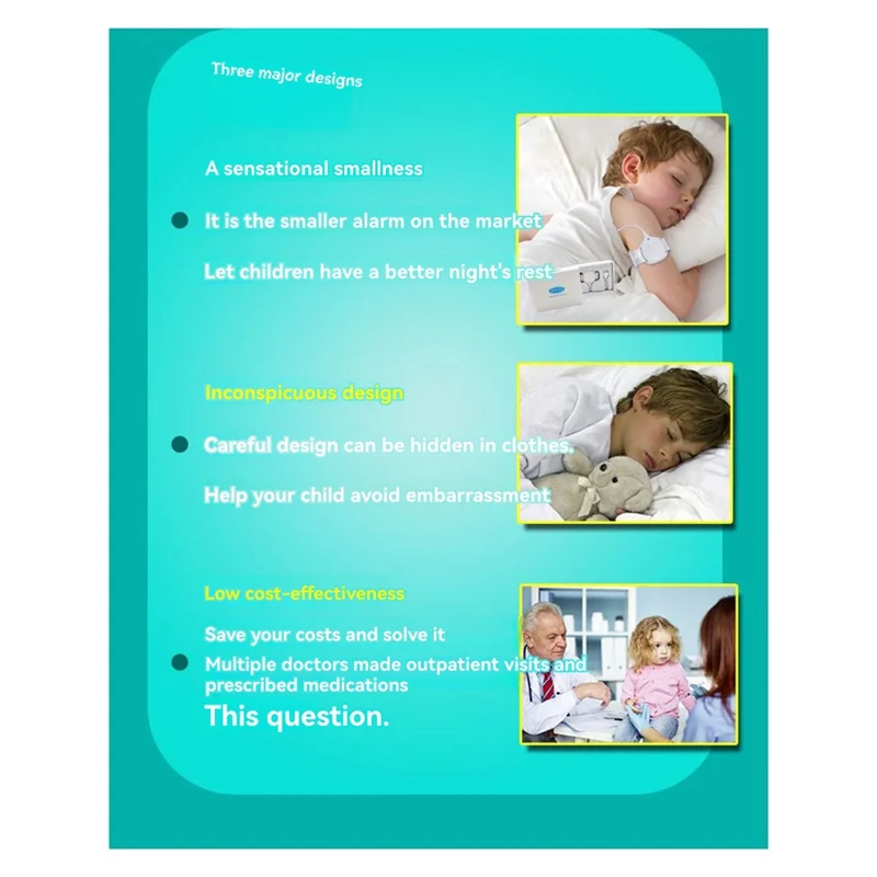 إنذار Enuresis تذكير الرطب للأطفال صبي الفتيات الاطفال الكبار رجل يبلغ من العمر MA-108 #6