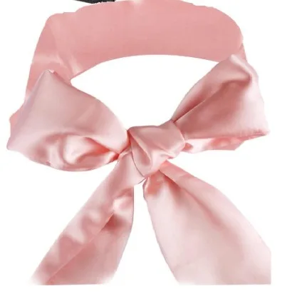1PC Zijden Oogafdekking Geniet Ooglapjes Leuke Blinddoek Zijden Lint Satijn Zijde Slaapmasker Sexy Voor Vrouwen Cadeau Verrassing Hoge kwaliteit