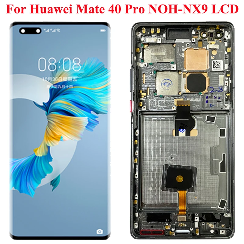 

6.76''NOH-NX9 NOH-AN00 Models OLED Display For Huawei Mate 40 Pro LCD Display Touch Screen Frame Digitizer Assembly Repair Parts