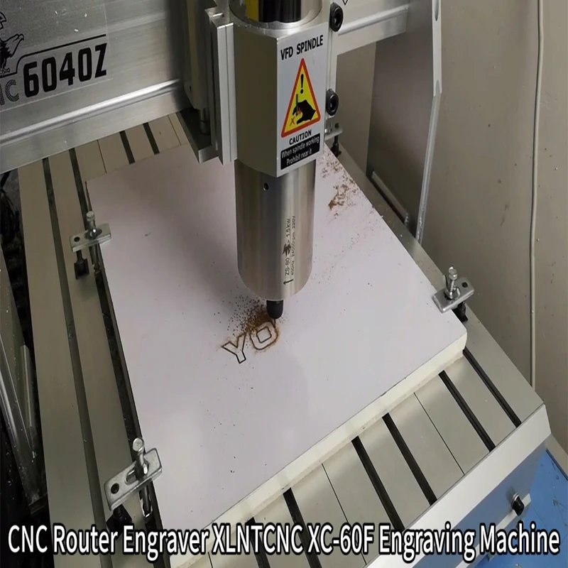 LY XC-60F CNC Engraving Milling Machine CNC Router Drilling Engraver 0.8KW 1.5KW Spindle 3axis 4axis for Wood Metal Acrylic