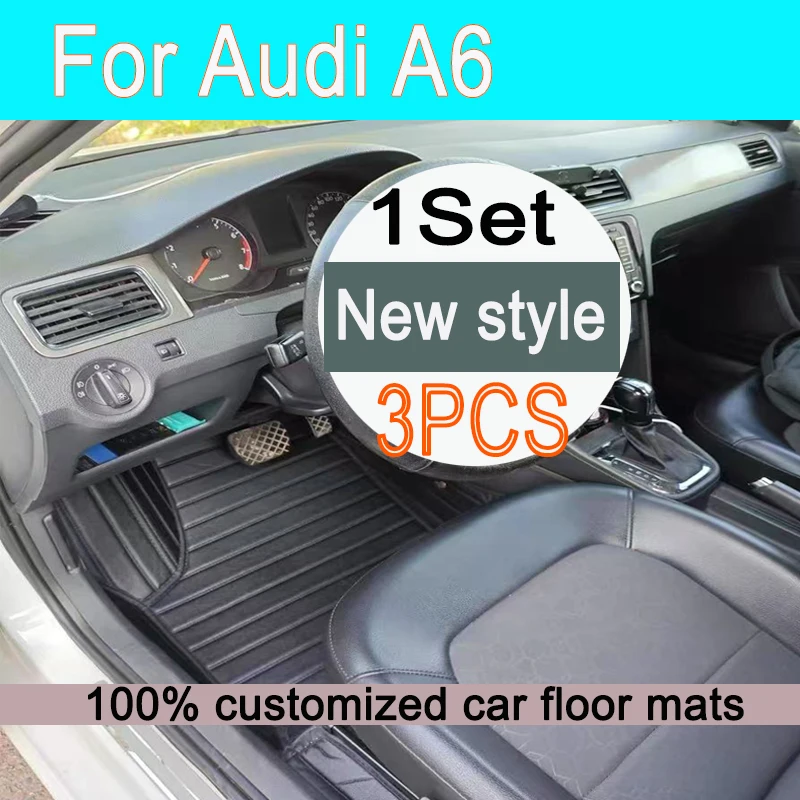 

Автомобильные коврики для Audi A6 C6 4F C7 4G Avant Wagon 2007 ~ 2018 Роскошный кожаный коврик против грязи Прочный ковер Автомобильные аксессуары
