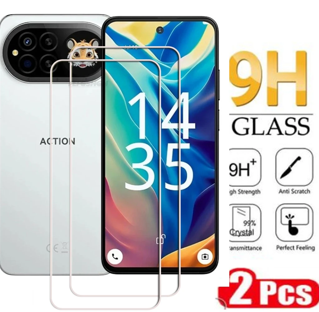 2PCS 9H HD Tempered Glass For IIIF150 Action 15 6.67