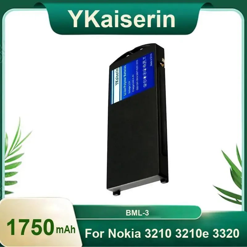 

YKaiserin BML-3 BML3 1750mAh Battery for Nokia 3210 3210e 3320 Portable Mobile Phone Batteries Warranty 2 Years + Track Code