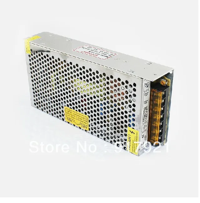 High Quality 180W 12V 15A power supply 110-220v  to 12v power transformer for LED Light Strip Display--2PCS/LOT