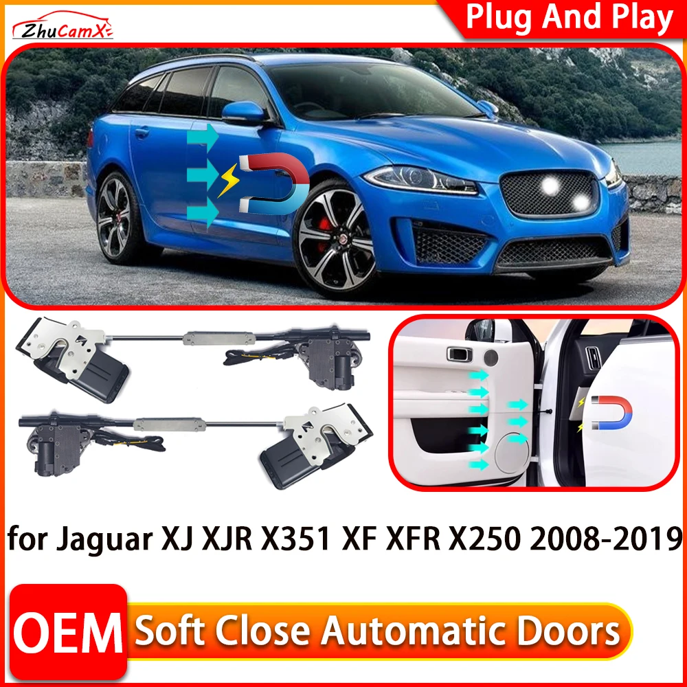 

for Jaguar XJ XJR X351 XF XFR X250 2008-2019 Automatic Electric Soft Close Door Closer Power Closing Door Comfort Closing System